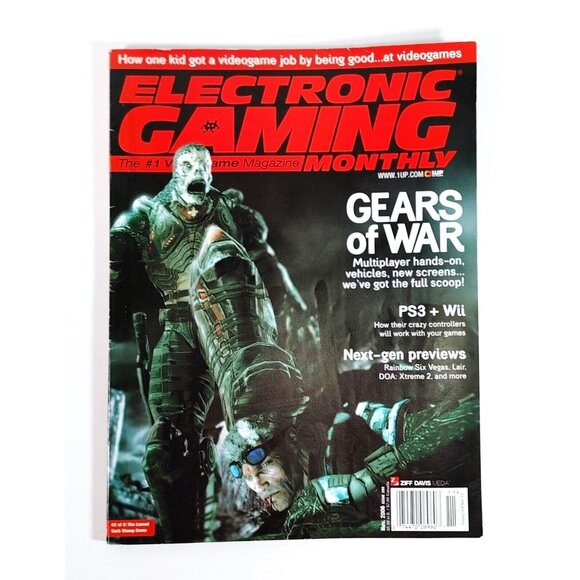 Electronic Gaming Monthly Magazine #209 November 2006 Gears of War EGM - Picture 1 of 3